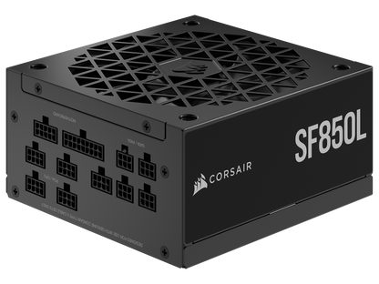 CORSAIR SF850L Fully Modular Low-Noise SFX Power Supply - ATX 3.0 & PCIe 5.0 Compliant - Quiet 120mm PWM Fan - 80 PLUS Gold Efficiency - Zero RPM Mode - 105°C-Rated Capacitors
