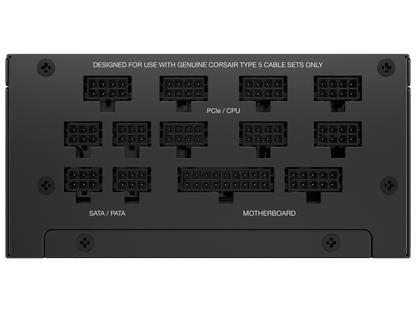 CORSAIR SF1000L Fully Modular Low-Noise SFX Power Supply - ATX 3.0 & PCIe 5.0 Compliant - Quiet 120mm PWM Fan - 80 PLUS Gold Efficiency - Zero RPM Mode - 105°C-Rated Capacitors