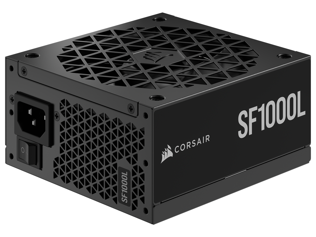 CORSAIR SF1000L Fully Modular Low-Noise SFX Power Supply - ATX 3.0 & PCIe 5.0 Compliant - Quiet 120mm PWM Fan - 80 PLUS Gold Efficiency - Zero RPM Mode - 105°C-Rated Capacitors