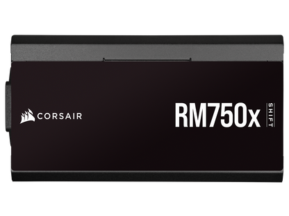 CORSAIR RMx SHIFT Series™ RM750x 80 PLUS Gold Fully Modular ATX Power Supply - Modular Side Interface - ATX 3.0 & PCIe 5.0 Compliant - Zero RPM Fan Mode - 105°C-Rated Capacitors - 80 PLU Power Supply