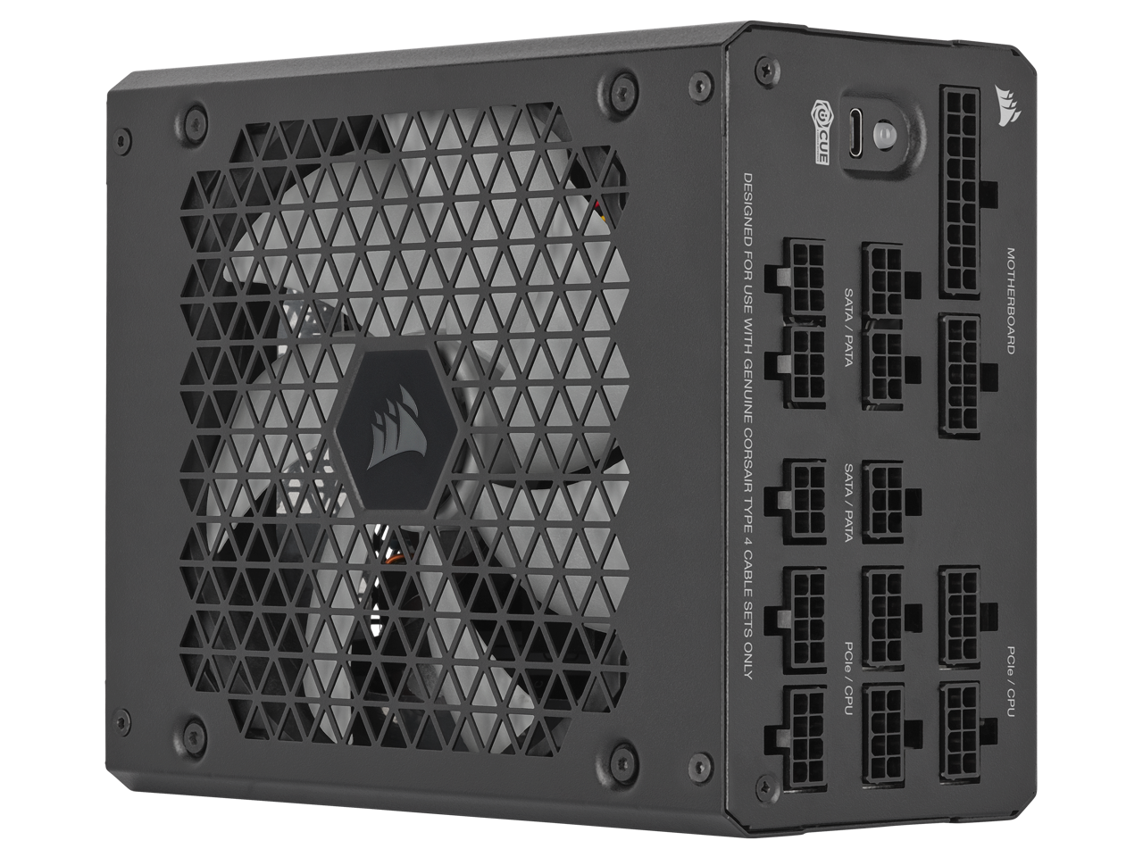CORSAIR HX1000i Fully Modular Ultra-Low Noise ATX Power Supply - ATX 3.0 & PCIe 5.0 Compliant - Fluid Dynamic Bearing Fan - CORSAIR iCUE Software Compatible - 80 PLUS Platinum Efficiency