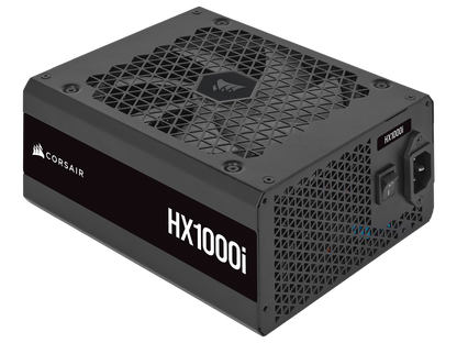 CORSAIR HX1000i Fully Modular Ultra-Low Noise ATX Power Supply - ATX 3.0 & PCIe 5.0 Compliant - Fluid Dynamic Bearing Fan - CORSAIR iCUE Software Compatible - 80 PLUS Platinum Efficiency