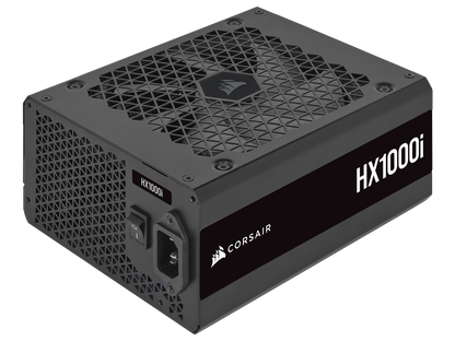 CORSAIR HX1000i Fully Modular Ultra-Low Noise ATX Power Supply - ATX 3.0 & PCIe 5.0 Compliant - Fluid Dynamic Bearing Fan - CORSAIR iCUE Software Compatible - 80 PLUS Platinum Efficiency