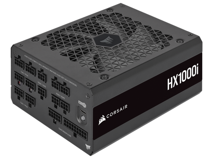 CORSAIR HX1000i Fully Modular Ultra-Low Noise ATX Power Supply - ATX 3.0 & PCIe 5.0 Compliant - Fluid Dynamic Bearing Fan - CORSAIR iCUE Software Compatible - 80 PLUS Platinum Efficiency
