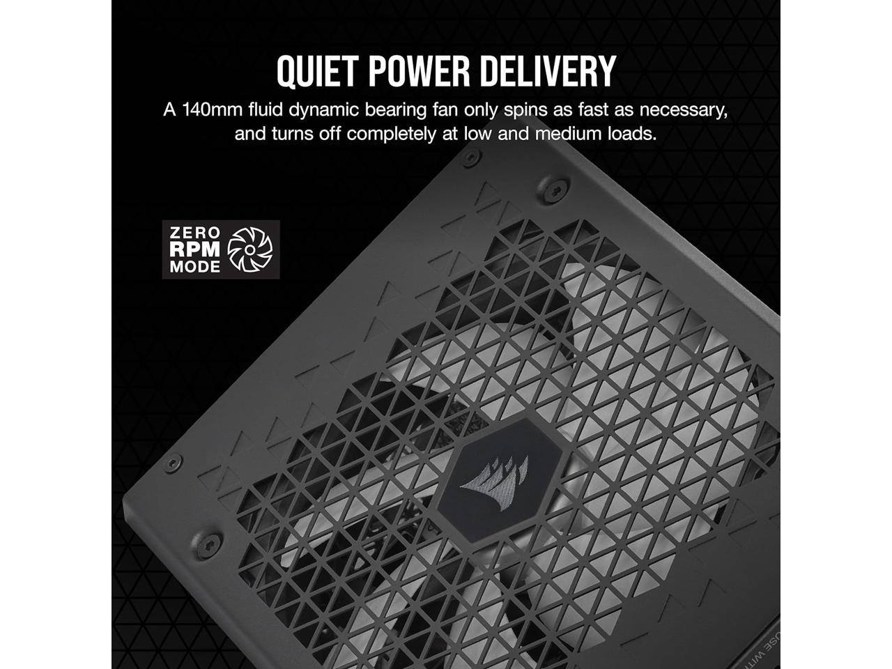 CORSAIR HX1500i Fully Modular Ultra-Low Noise ATX Power Supply - ATX 3.0 & PCIe 5.0 Compliant - Fluid Dynamic Bearing Fan - CORSAIR iCUE Software Compatible - 80 PLUS Platinum Efficiency
