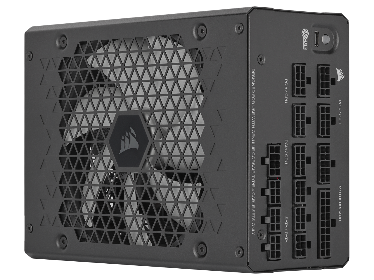 CORSAIR HX1200i Fully Modular Ultra-Low Noise ATX Power Supply - ATX 3.0 & PCIe 5.0 Compliant - Fluid Dynamic Bearing Fan - CORSAIR iCUE Software Compatible - 80 PLUS Platinum Efficiency