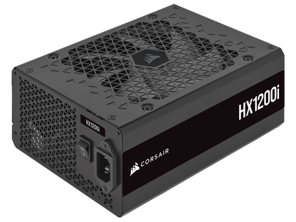 CORSAIR HX1200i Fully Modular Ultra-Low Noise ATX Power Supply - ATX 3.0 & PCIe 5.0 Compliant - Fluid Dynamic Bearing Fan - CORSAIR iCUE Software Compatible - 80 PLUS Platinum Efficiency