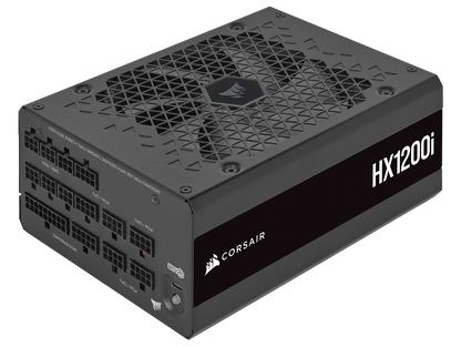 CORSAIR HX1200i Fully Modular Ultra-Low Noise ATX Power Supply - ATX 3.0 & PCIe 5.0 Compliant - Fluid Dynamic Bearing Fan - CORSAIR iCUE Software Compatible - 80 PLUS Platinum Efficiency