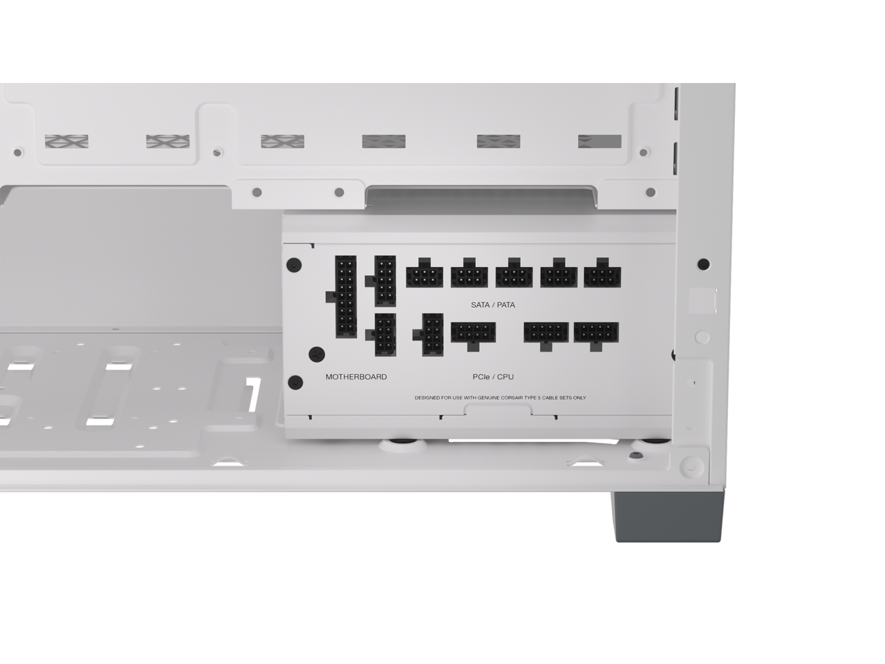 CORSAIR RMx Shift White Series, RM850x Shift White, 850 Watt, 80 PLUS GOLD, Fully Modular Power Suppl