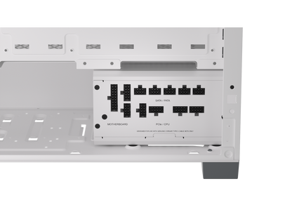 CORSAIR RMx Shift White Series, RM850x Shift White, 850 Watt, 80 PLUS GOLD, Fully Modular Power Suppl