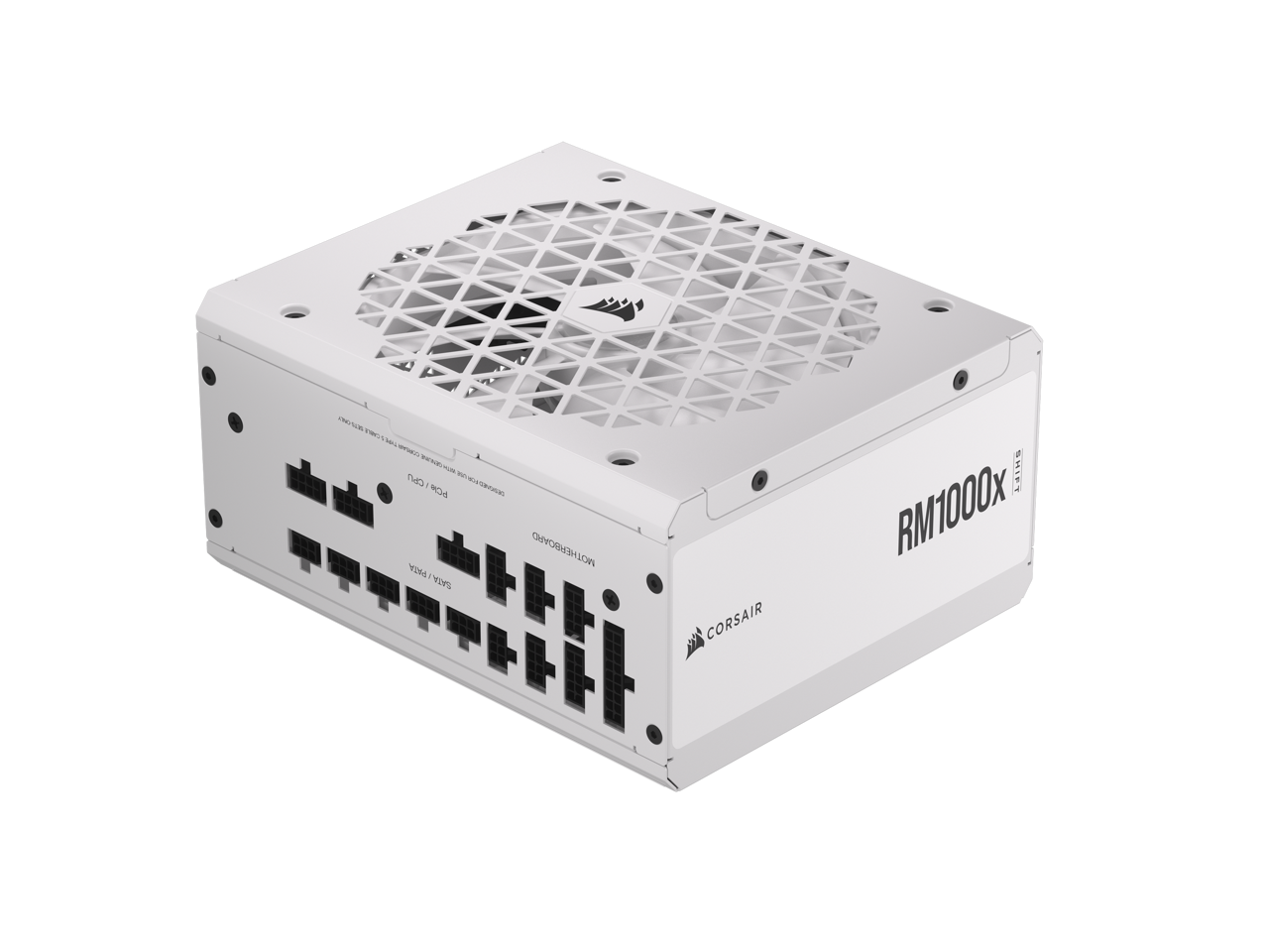 CORSAIR RMx Shift White Series, RM1000x Shift White, 1000 Watt, 80 PLUS GOLD, Fully Modular Power Supply