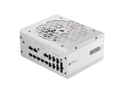 CORSAIR RMx Shift White Series, RM1000x Shift White, 1000 Watt, 80 PLUS GOLD, Fully Modular Power Supply