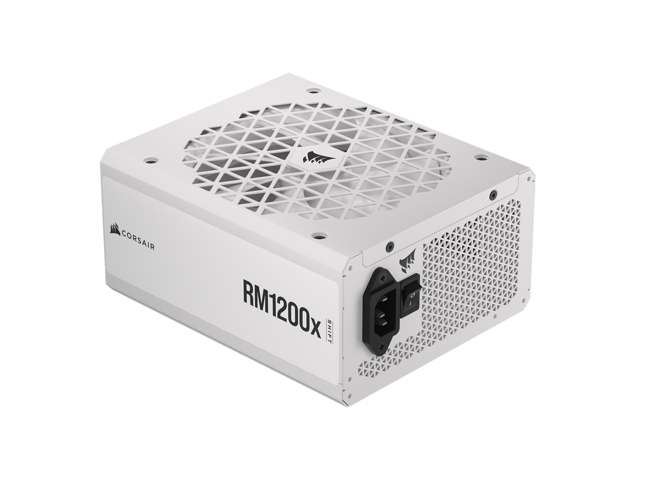CORSAIR RMx Shift White Series, RM1200x Shift White, 1200 Watt, 80 PLUS GOLD, Fully Modular Power Supply