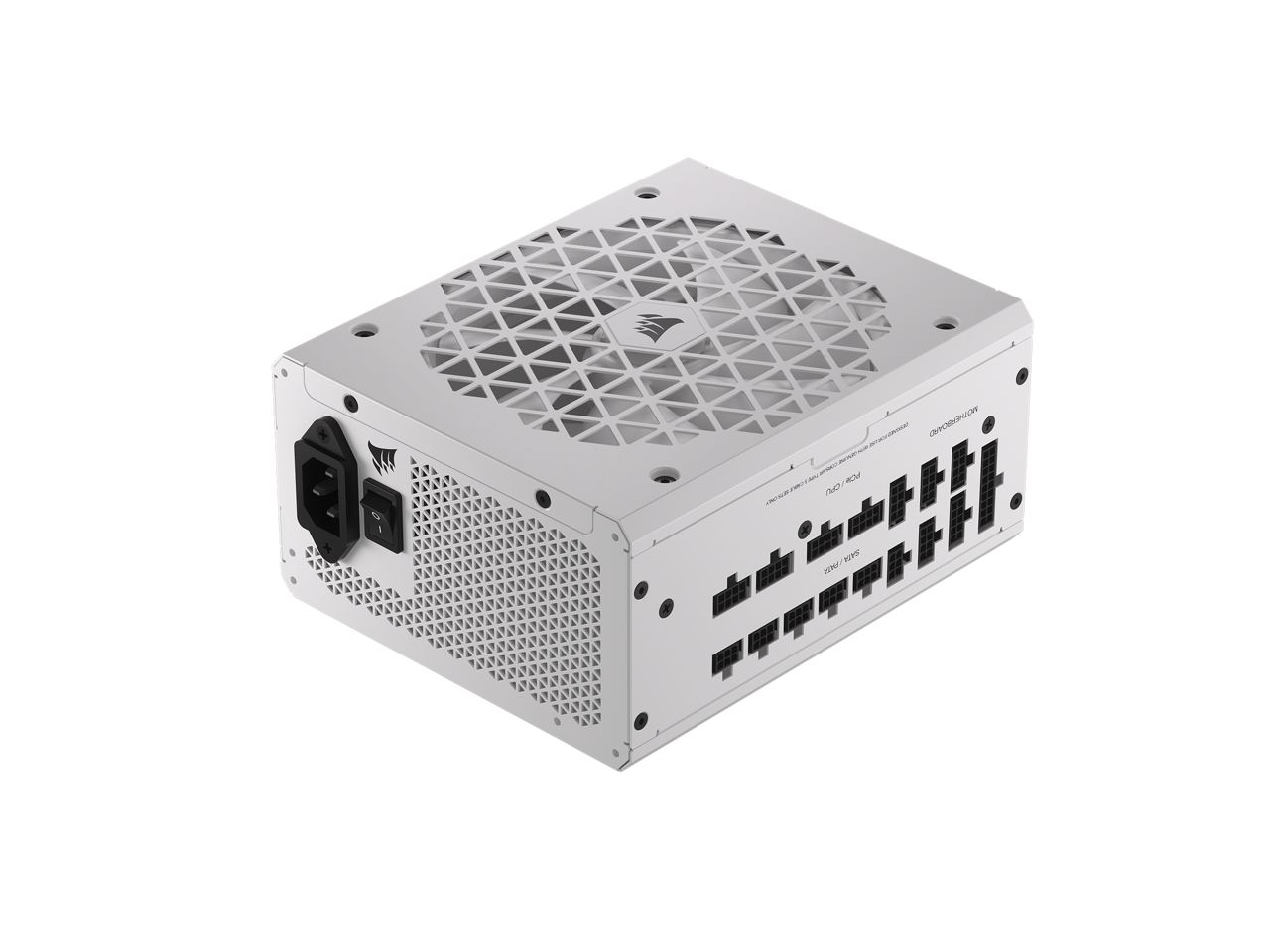 CORSAIR RMx Shift White Series, RM1200x Shift White, 1200 Watt, 80 PLUS GOLD, Fully Modular Power Supply