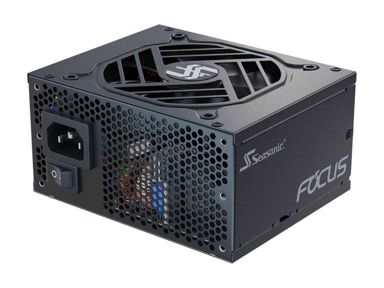 Seasonic FOCUS SPX-750, 750W 80+ Platinum, Full-Modular, SFX Form Factor, Low Noise, Premium Japanese Capacitor, 10 Year Warranty, Nvidia RTX 30/40 Super, AMD GPU Compatible, Ref# SSR-750SPX