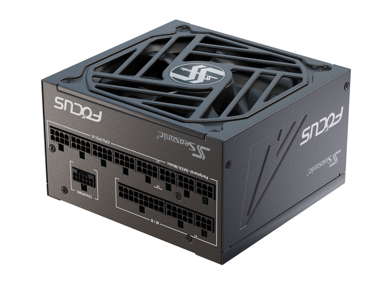 Seasonic FOCUS V3 GX-850, 850W 80+ Gold, ATX 3.0 & PCIe 5.0 Ready, Full-Modular, Low Noise, Premium Japanese Capacitor, 10 Year Warranty, Nvidia RTX 30/40 Super, AMD GPU Compatible, Ref# SSR-850FX3