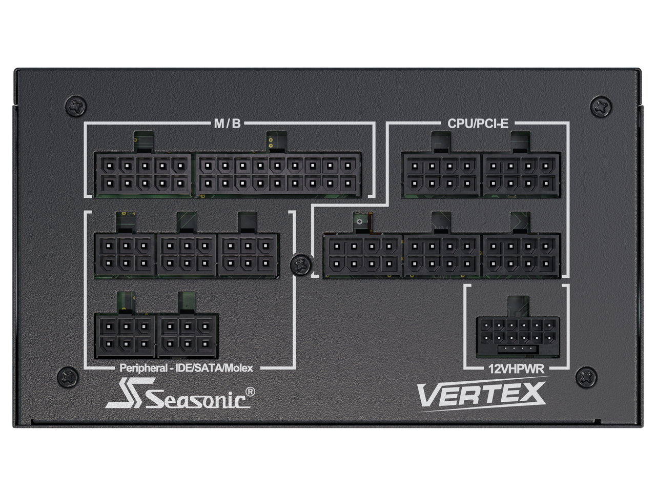 Seasonic VERTEX PX-850, 850W 80+ Platinum, ATX 3.0 & PCIe 5.0 Ready, Full-Modular, ATX Form Factor, Low Noise, Premium Japanese Capacitor, 12 Year Warranty, Nvidia RTX 30/40 Super, AMD GPU Compatible