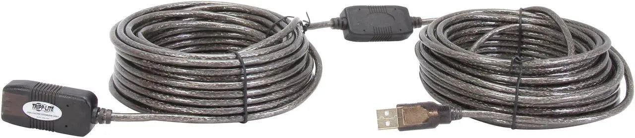 Tripp Lite USB 2.0 Hi-Speed Active Extension Repeater Cable (M/F), USB Type-A, 20M (65-ft.) - Model U026-20M