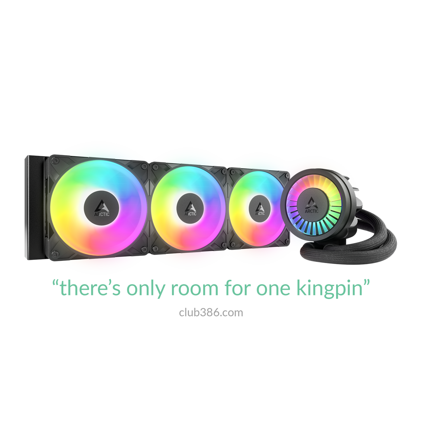 ARCTIC Liquid Freezer III Pro 360 A-RGB AIO CPU Cooler 3 x 120 mm Water Cooling 38 mm Radiator PWM Pump VRM Fan AMD AM5/AM4 Intel LGA1851/1700 Contact Frame Black Model ACFRE00184A