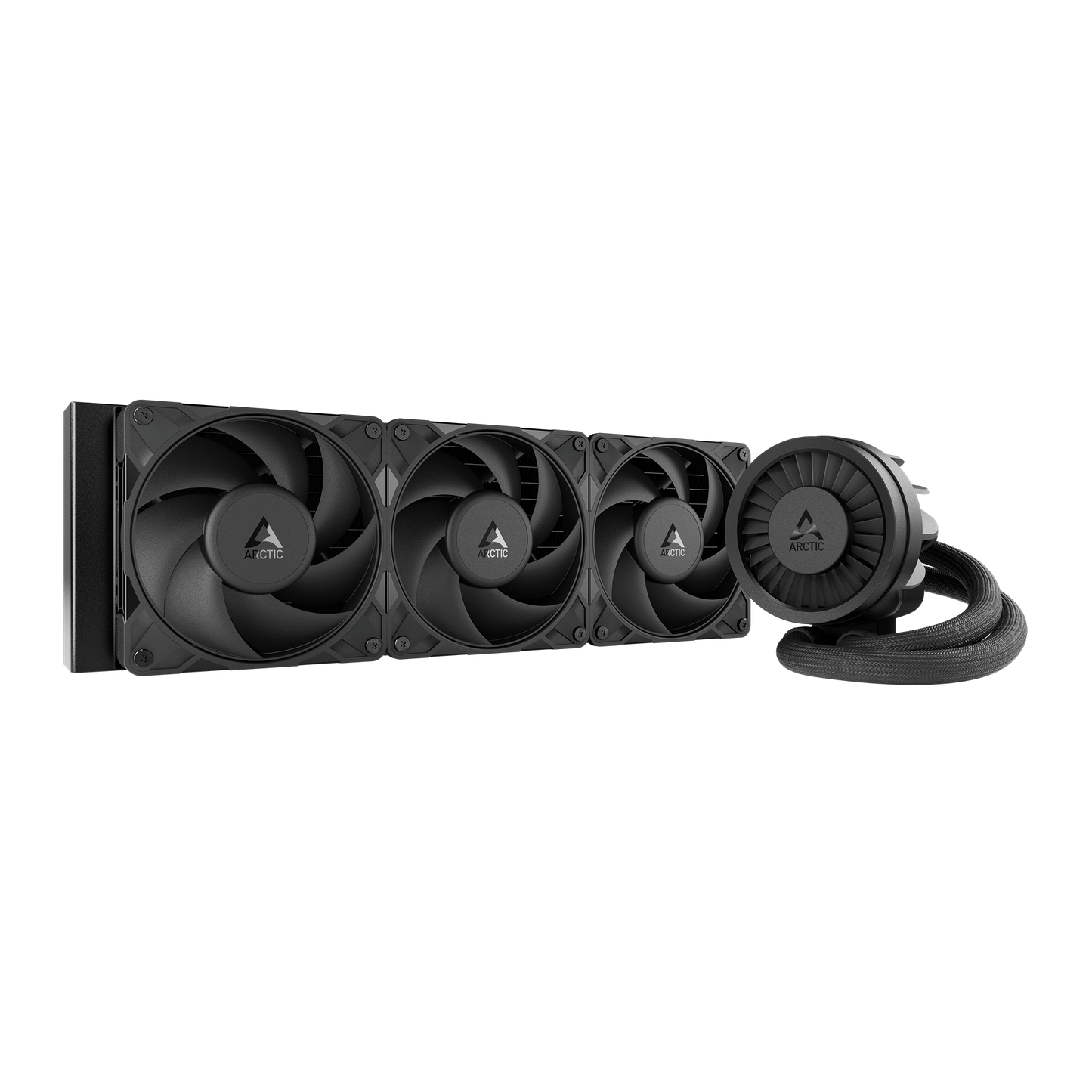 ARCTIC Liquid Freezer III Pro 360 AIO CPU Cooler 3 x 120 mm Water Cooling 38 mm Radiator PWM Pump VRM Fan AMD AM5/AM4 Intel LGA1851/1700 Contact Frame Black Model ACFRE00180A
