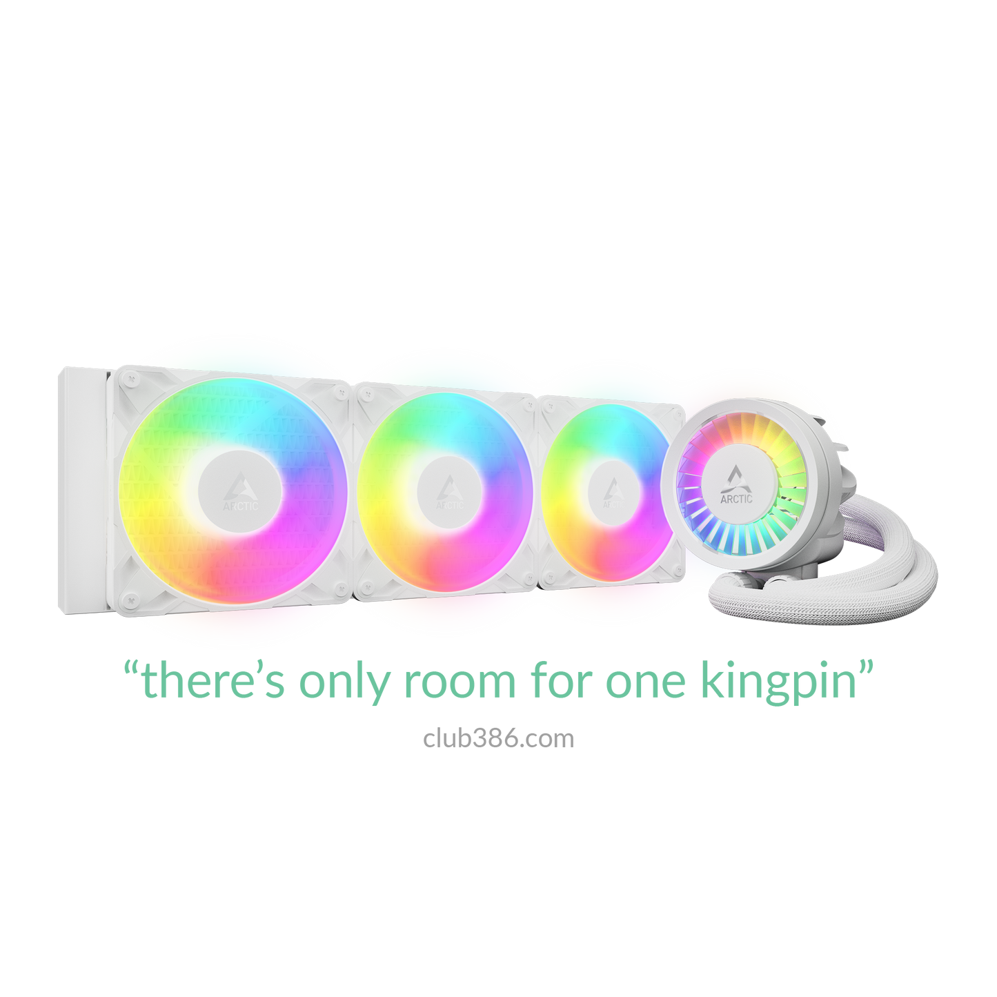 ARCTIC Liquid Freezer III Pro 360 A-RGB AIO CPU Cooler 3 x 120 mm Water Cooling 38 mm Radiator PWM Pump VRM Fan AMD AM5/AM4 Intel LGA1851/1700 Contact Frame White Model ACFRE00188A
