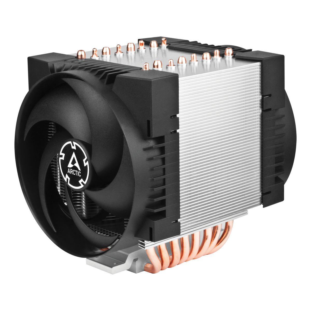 ARCTIC Freezer 4U-M CPU Cooler for AMD socket SP3, Intel 4189/4677 direct touch technology, compatible Rackmount 4U Server case Dual 12cm Fan Model ACFRE00133B