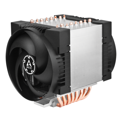 ARCTIC Freezer 4U-M CPU Cooler for AMD socket SP3, Intel 4189/4677 direct touch technology, compatible Rackmount 4U Server case Dual 12cm Fan Model ACFRE00133B