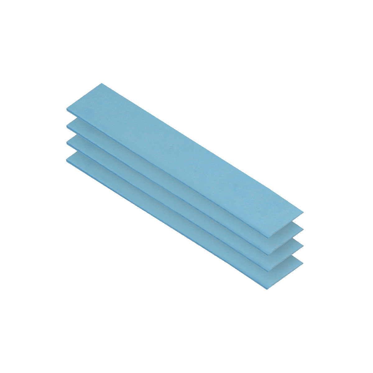 ARCTIC TP-3 Premium Performance Thermal Pad 120 x 20 x 0.5 mm (Stackable to 2.0 mm Without Performance Loss) 4 Pieces High Performance Particularly Soft Ideal Gap Filler Bridging Gaps Model ACTPD00055A