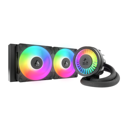 ARCTIC 240 mm Liquid Freezer III Pro 240 A-RGB AIO CPU Cooler, Water Cooling 38 mm Radiator PWM Pump VRM Fan AMD AM5/AM4 Intel LGA1851/1700 Contact Frame Black Model ACFRE00182A