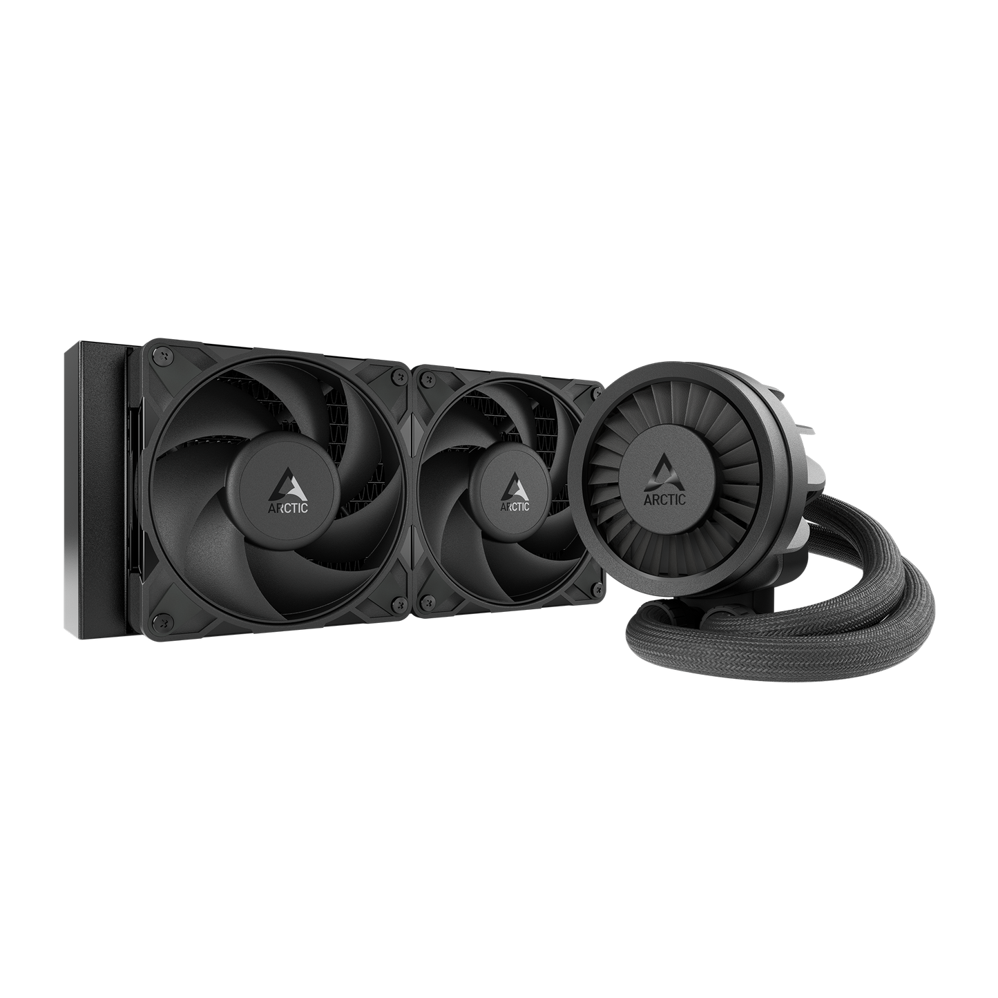 ARCTIC 240 mm Liquid Freezer III Pro 240 AIO CPU Cooler Water Cooling, 38 mm Radiator PWM Pump VRM Fan AMD AM5/AM4 Intel LGA1851/1700 Contact Frame Black Model ACFRE00178A