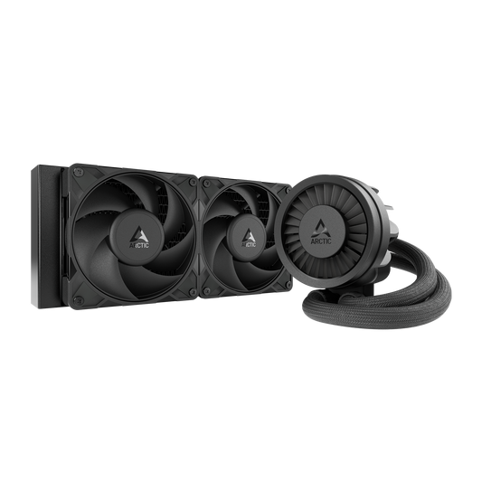 ARCTIC 240 mm Liquid Freezer III Pro 240 AIO CPU Cooler Water Cooling, 38 mm Radiator PWM Pump VRM Fan AMD AM5/AM4 Intel LGA1851/1700 Contact Frame Black Model ACFRE00178A