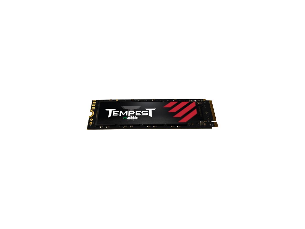 Mushkin Tempest 1TB PCIe Gen3 x4 NVMe 1.4 M.2 (2280) Internal SSD - Up to 3,300MBs – MKNSSDTS1TB-D8