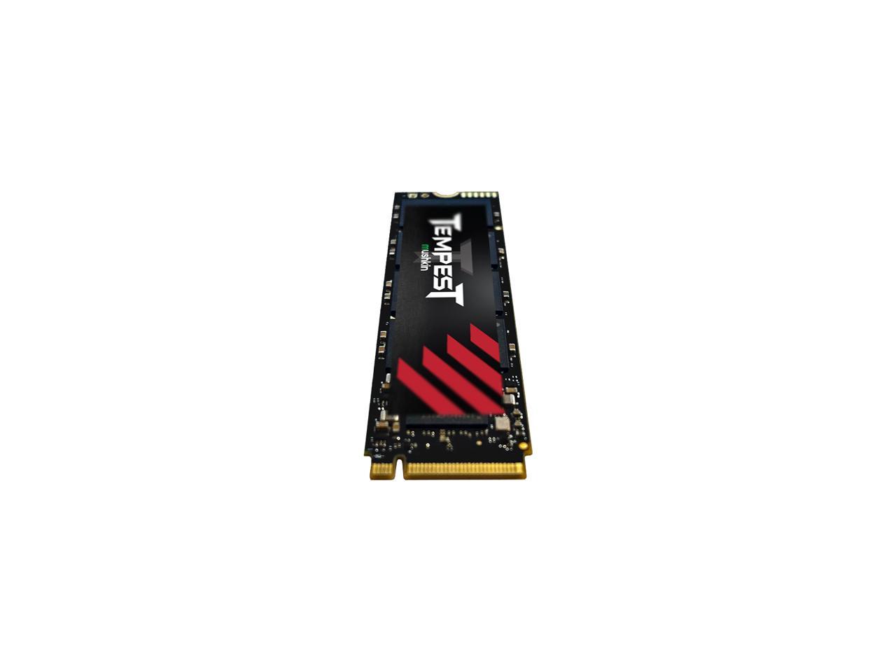Mushkin Tempest 2TB PCIe Gen3 x4 NVMe 1.4 M.2 (2280) Internal SSD - Up to 3,250MBs - MKNSSDTS2TB-D8