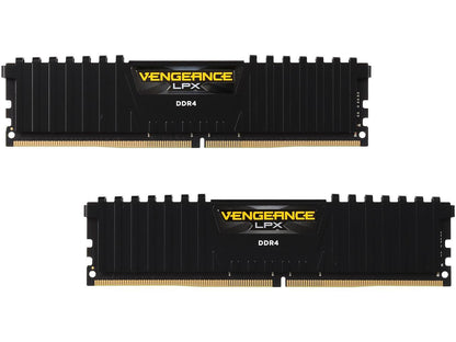 CORSAIR Vengeance LPX 32GB (2 x 16GB) 288-Pin PC RAM DDR4 2400 (PC4 19200) Memory Kit Model CMK32GX4M2A2400C14