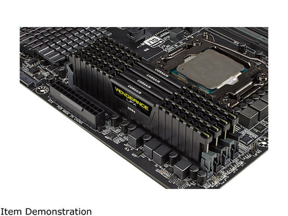 CORSAIR Vengeance LPX 128GB (4 x 32GB) 288-Pin PC RAM DDR4 3600 (PC4 28800) Desktop Memory Model CMK128GX4M4D3600C18
