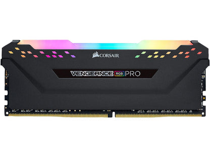 CORSAIR Vengeance RGB Pro (AMD Ryzen Ready) 16GB 288-Pin DDR4 3600 (PC4 28800) AMD Optimized Desktop Memory Model CMW16GX4M1Z3600C18