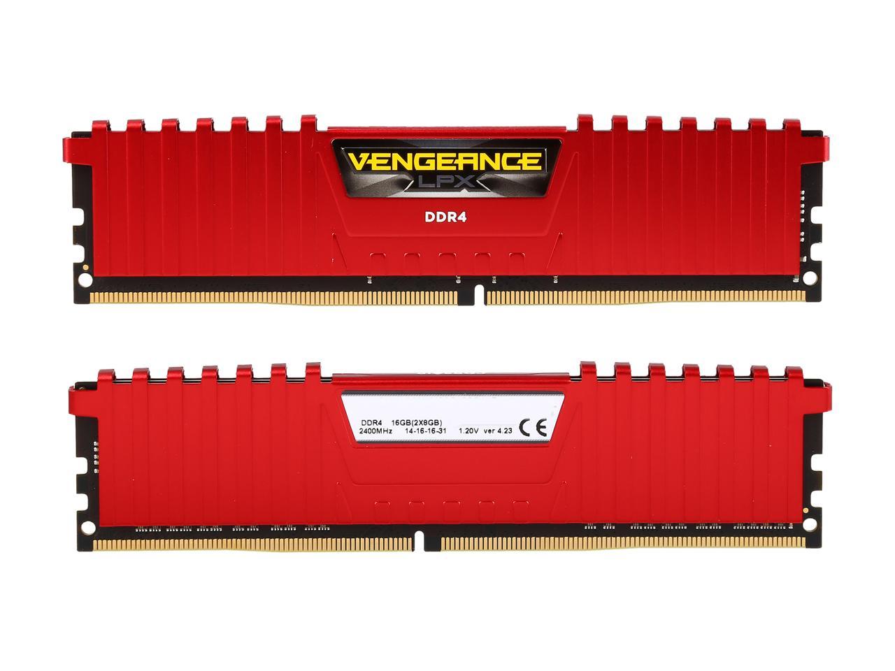 CORSAIR Vengeance LPX 32GB (2 x 16GB) 288-Pin PC RAM DDR4 3600 (PC4 28800) Desktop Memory Model CMK32GX4M2D3600C18R