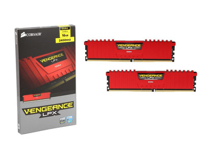 CORSAIR Vengeance LPX 32GB (2 x 16GB) 288-Pin PC RAM DDR4 3600 (PC4 28800) Desktop Memory Model CMK32GX4M2D3600C18R