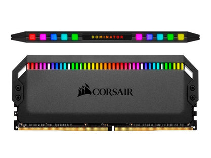 CORSAIR Dominator Platinum RGB 32GB (2 x 16GB) 288-Pin PC RAM DDR4 3200 (PC4 25600) Desktop Memory Model CMT32GX4M2E3200C16