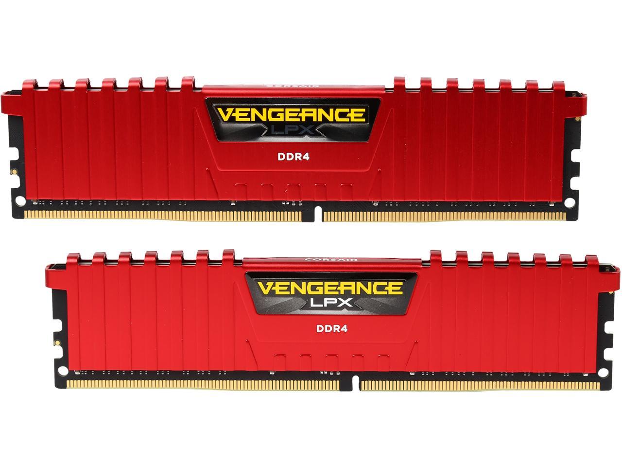 CORSAIR Vengeance LPX 16GB (2 x 8GB) 288-Pin PC RAM DDR4 3200 (PC4 25600) Desktop Memory Model CMK16GX4M2E3200C16R