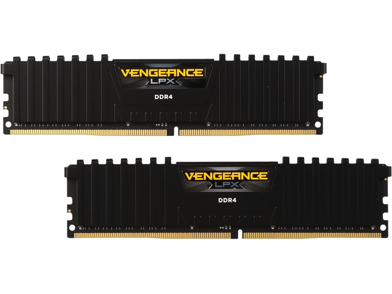CORSAIR Vengeance LPX 32GB (2 x 16GB) 288-Pin PC RAM DDR4 3600 (PC4 28800) Desktop Memory Model CMK32GX4M2D3600C16
