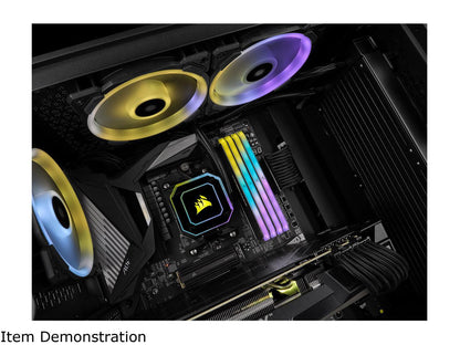 CORSAIR Vengeance RGB RT 32GB (2 x 16GB) 288-Pin DDR4 SDRAM DDR4 3200 (PC4 25600) AMD Optimized Desktop Memory Model CMN32GX4M2Z3200C16