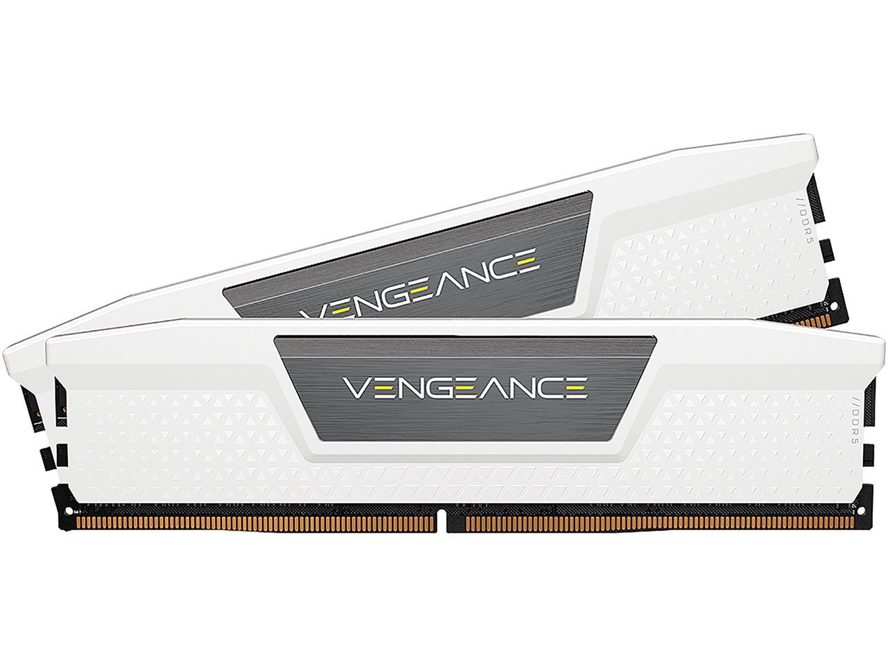 CORSAIR Vengeance 32GB (2 x 16GB) 288-Pin PC RAM DDR5 6000 (PC5 48000) Desktop Memory Model CMK32GX5M2E6000C36W