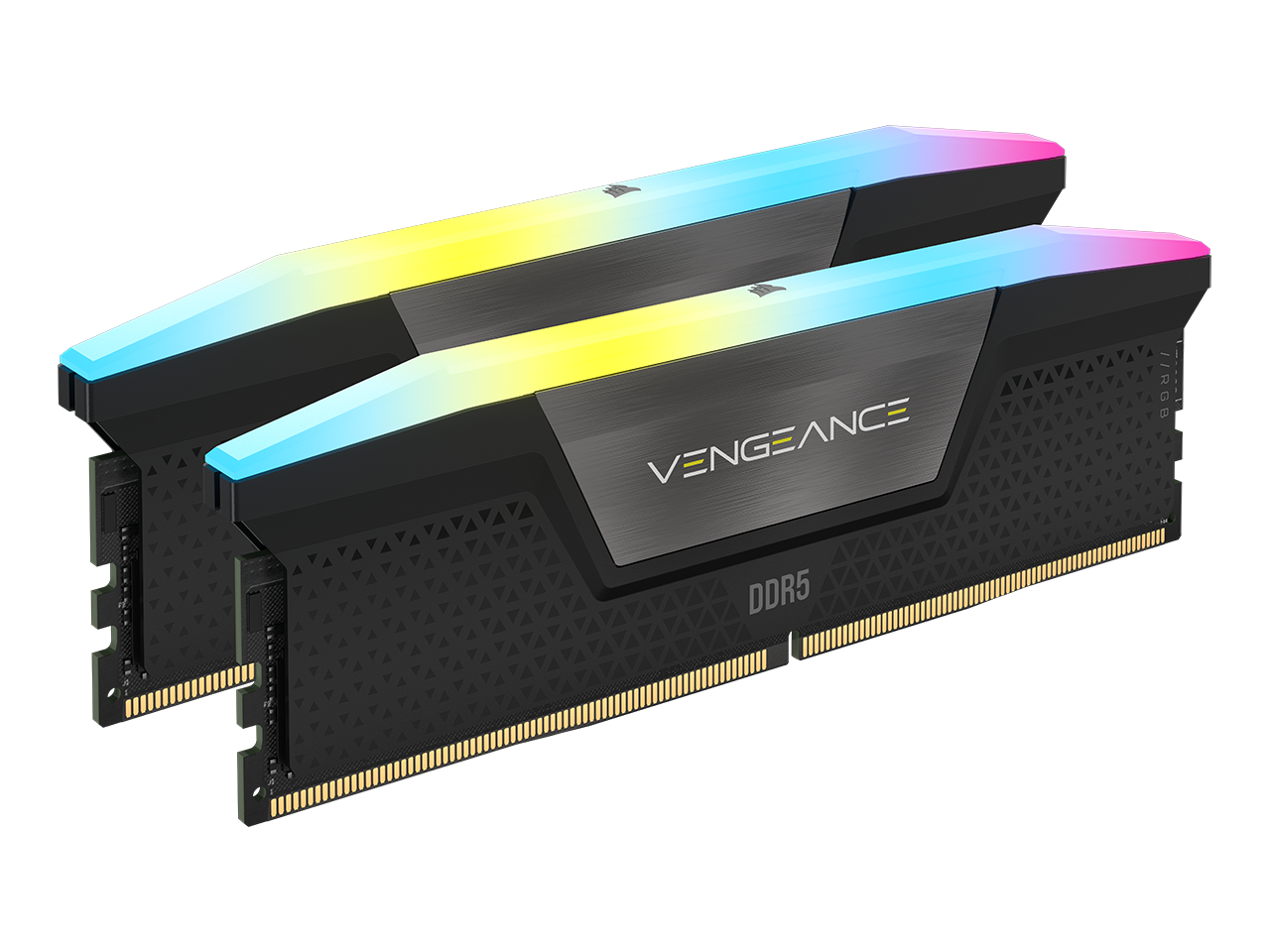 CORSAIR Vengeance RGB 48GB (2 x 24GB) 288-Pin PC RAM DDR5 6400 (PC5 51200) Desktop memory Model CMH48GX5M2B6400C36