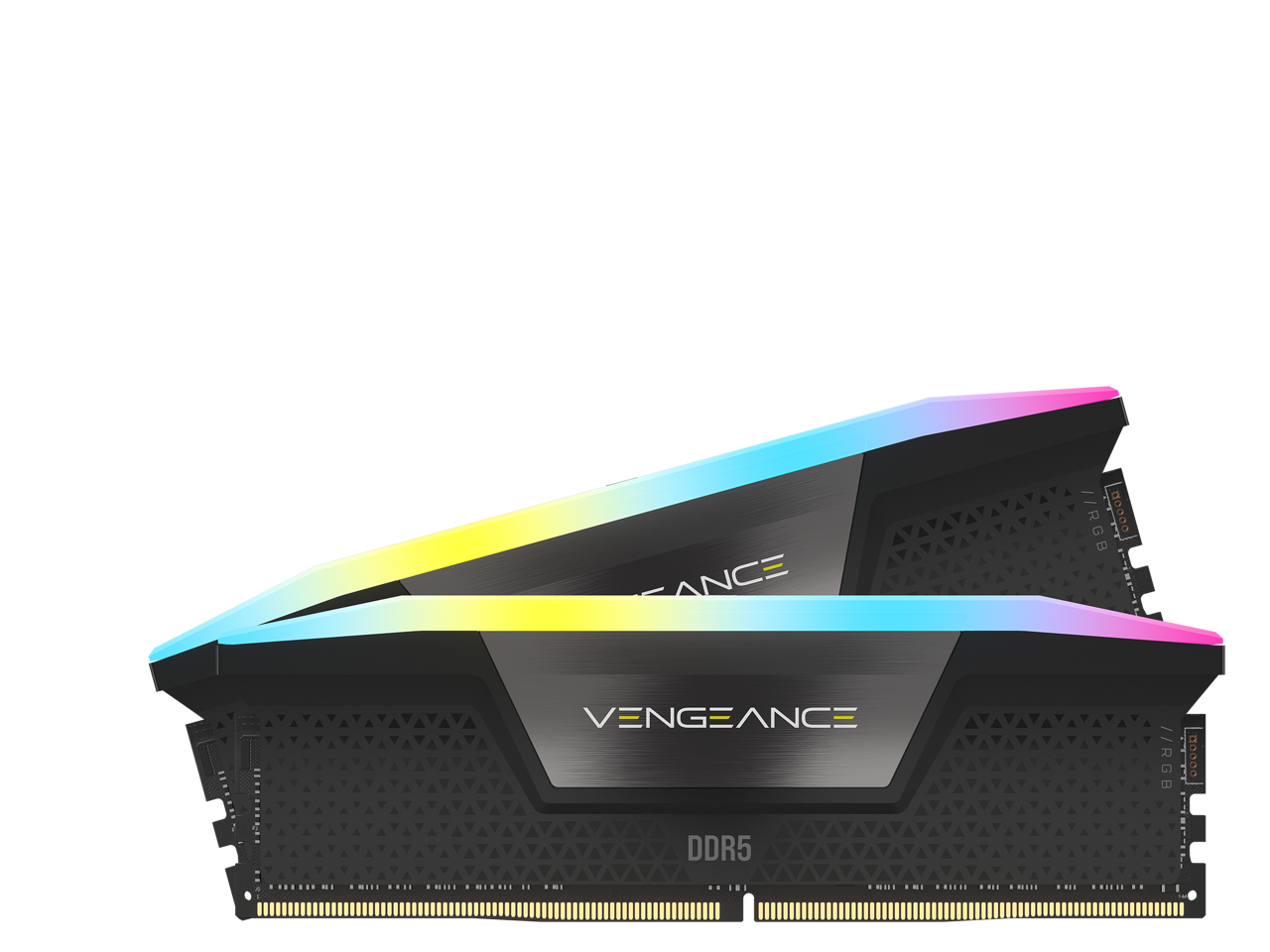 CORSAIR Vengeance RGB 64GB (2 x 32GB) 288-Pin PC RAM DDR5 5600 (PC5 44800) Desktop Memory Model CMH64GX5M2B5600Z36K