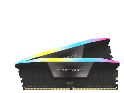 CORSAIR Vengeance RGB 64GB (2 x 32GB) 288-Pin PC RAM DDR5 5600 (PC5 44800) Desktop Memory Model CMH64GX5M2B5600Z36K