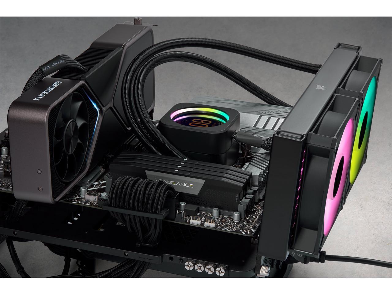 CORSAIR Vengeance 96GB (4 x 24GB) 288-Pin PC RAM DDR5 6400 (PC5 51200) Desktop Memory Model CMK96GX5M4B6400C32