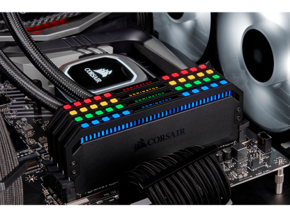 CORSAIR Dominator Platinum RGB 64GB (2 x 32GB) 288-Pin PC RAM DDR5 6000 (PC5 48000) Desktop Memory Model CMT64GX5M2B6000C40