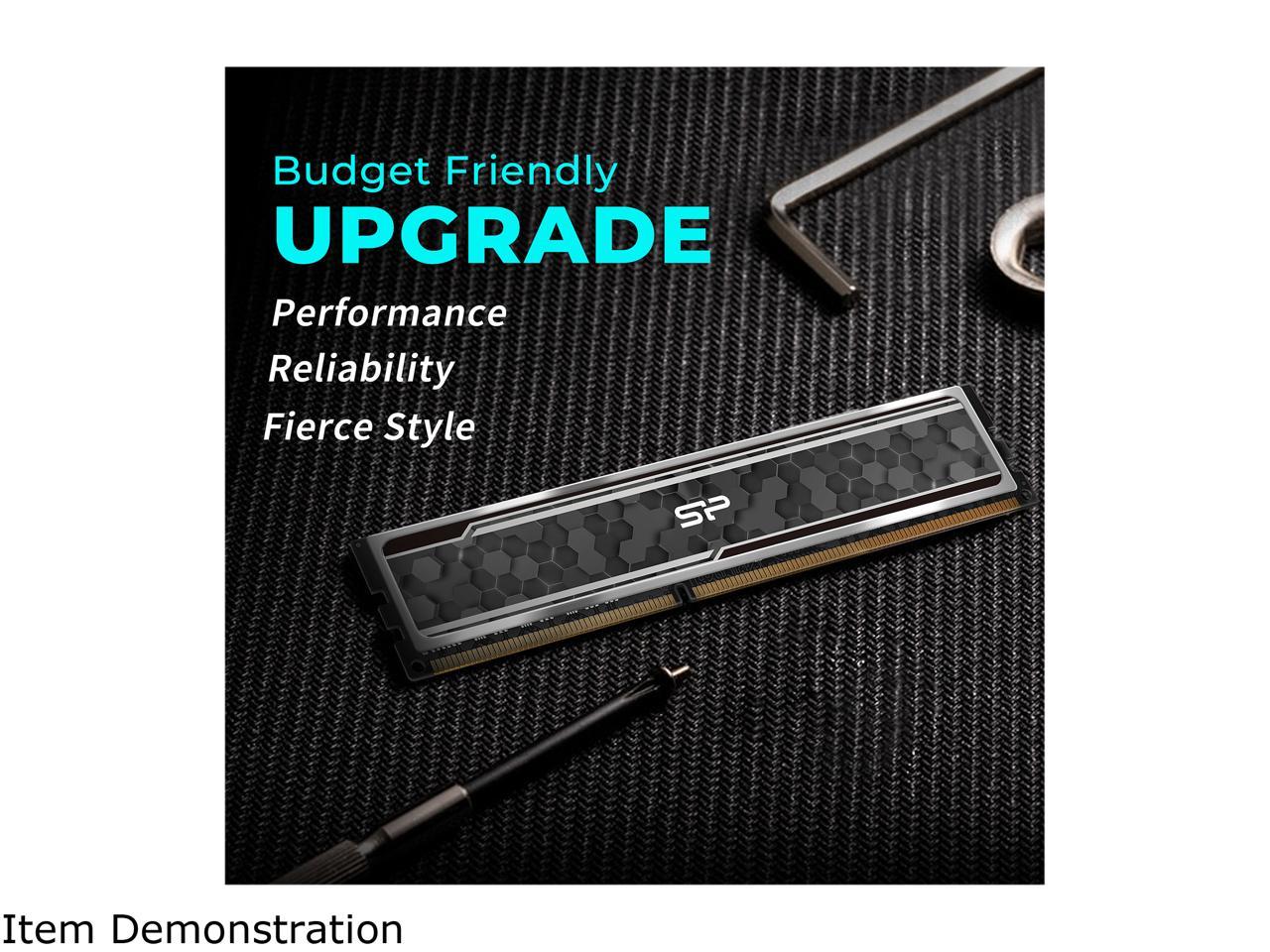 Silicon Power 16GB (2 x 8GB) 288-Pin PC RAM DDR4 3200 (PC4 25600) Desktop Memory Model SP016GXLZU320BDAJ5