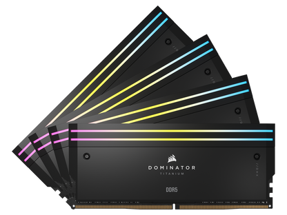 CORSAIR DOMINATOR TITANIUM 96GB (4 x 24GB) DDR5 6400 (PC5 51200) Desktop Memory Model CMP96GX5M4B6400C32